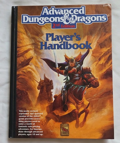 Tsr 2nd edition player s - ad&d,