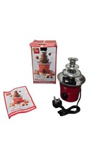 Heat & Eat 3 Tier Chocolate Fountain Red – Ideal for Parties & Desserts 70W
