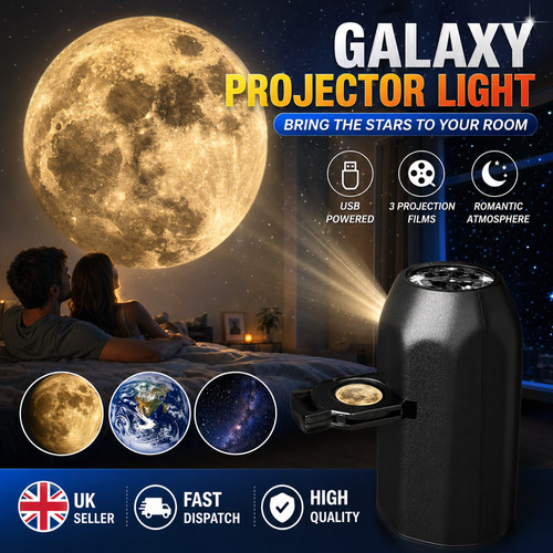Usb galaxy projector moon - moon, lamp