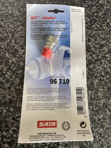 Sq96719 spray gun - qcc, cup