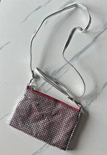 CLARINS Silver Metal Mesh