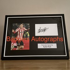 SYDIE PECK HAND SIGNED A4