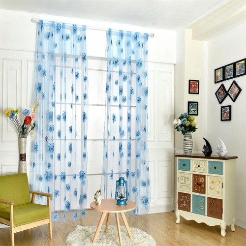 Scarf voile door window - scarf,