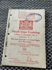 1943 Small Arms Training The