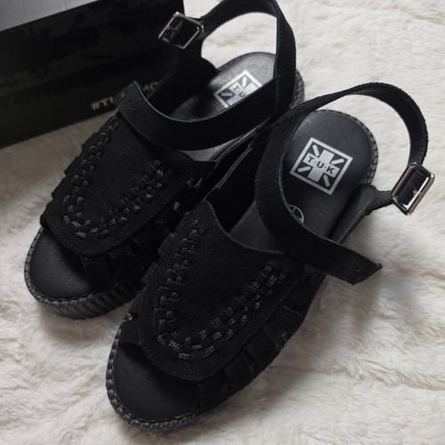 Black suede interlace - t.u.k.,