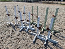 6 Pairs of Wooden Show Jump Wings