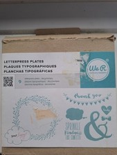 American CraftsTM Letterpress plates (9 pieces) - theme: documentary