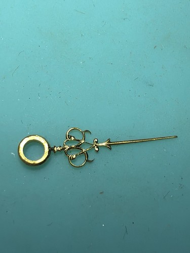 Vintage gilt watch hour hands - watch,