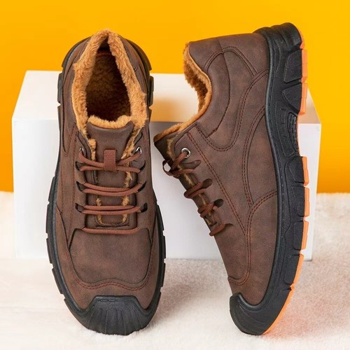 Mens leather warm boots - mens,
