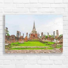 Majestic Thai Temple Original Canvas Print Large Picture Wall Art