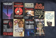 Mystery, Crime, Thriller Paperback Lot X 9 - Various Authors