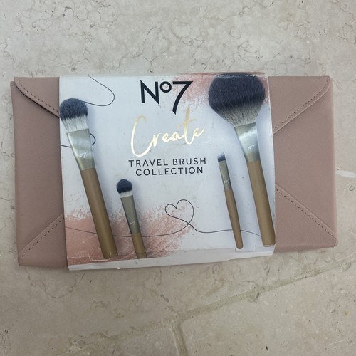 No7 make brushes and case - make,