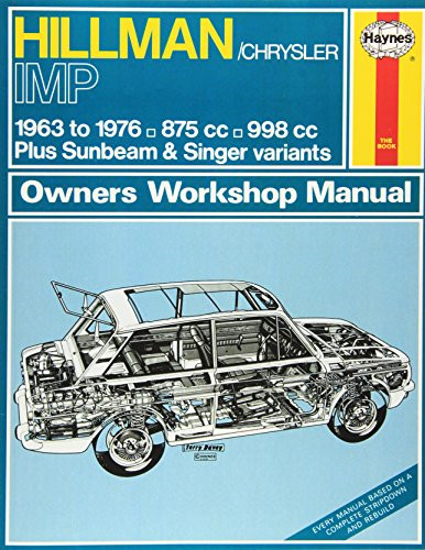 Hillman imp owner workshop - hillman, owner's