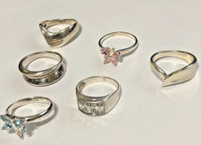 Sterling silver rings - sterling,