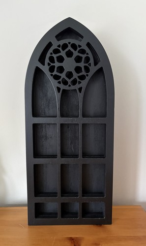 Ornate wall display shelf wood - ornate,