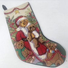 Vintage wool needlepoint - wool,