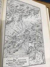 VINTAGE SEA CHART / NAUTICAL MAP 1961 - Ireland Kilmakilloge Ardgroom & Sneem