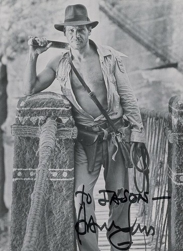 Harrison ford signed indiana - harrison, 'indiana