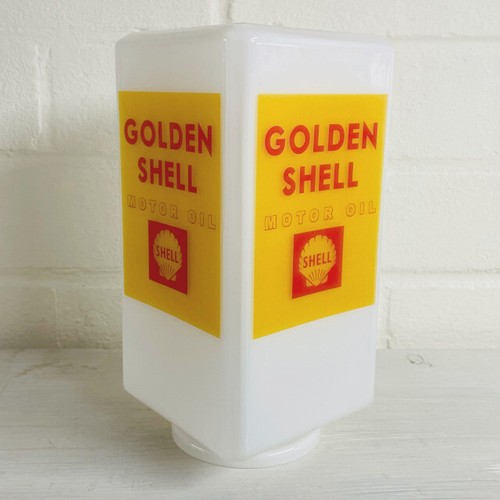 Shell golden oil square - golden,