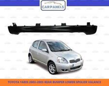 TOYOTA YARIS REAR BUMPER LOWER SPOLIER VALANCE METAL PANEL BOTTOM 2003-  2005