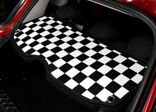 Parcel shelf leather - leather, pad