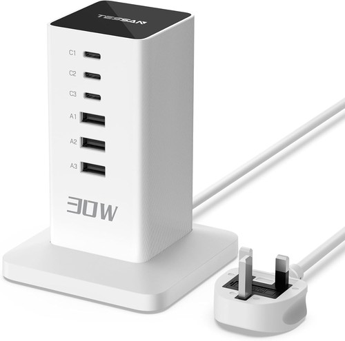 30w charging station with - 30w, 6