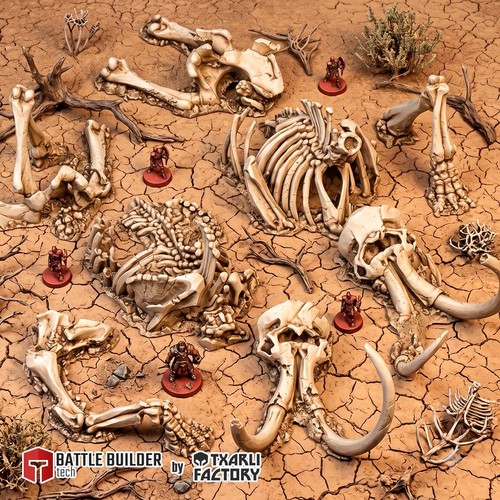 Gigantic mammoth bones - mammoth,