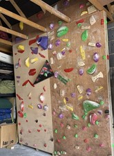 Homemade Climbing Wall With £1250+ In Holds