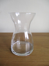 Hyacinth Vase Forcing Bulb Glass Clear Blown Glass for Indoor Growing 12cm tall