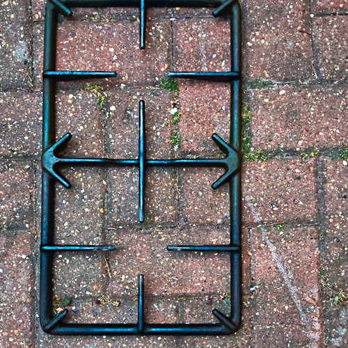 Black burner grate for - for, cooktop