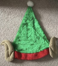 Children’s Christmas Elf Fancy Dress Hat - One Size - Good Condition