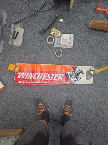 Retro winchester decal - retro,