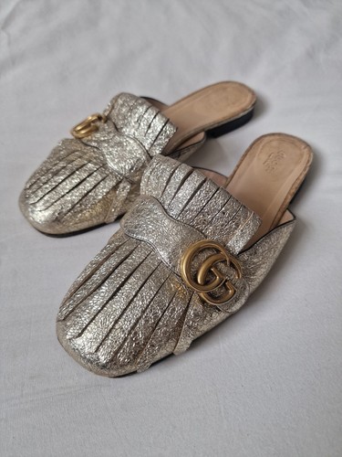 Gucci marmont flat sandals - marmont,