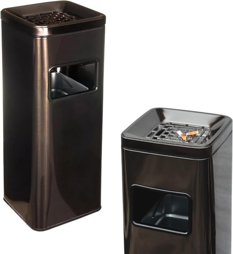 Smoking ashtray metal litter - metal,