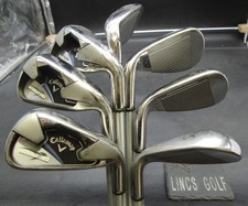 Set of 7 x Callaway WarBird Irons 5-SW Regular Graphite Shafts Callaway Grips*
