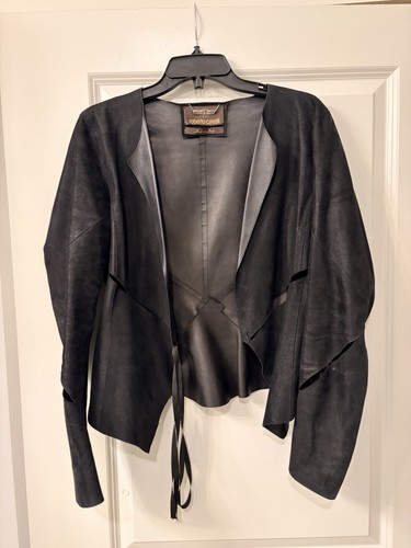 Roberto cavalli black leather - cavalli,