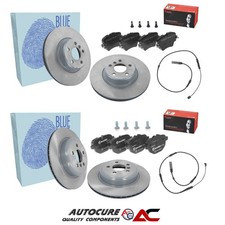 FOR BMW 5 SERIES 520D G30/G31 FRONT & REAR BLUEPRINT BRAKE DISCS & BREMBO PADS