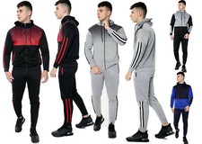 Mens Tracksuit 2Pcs Hooded Set