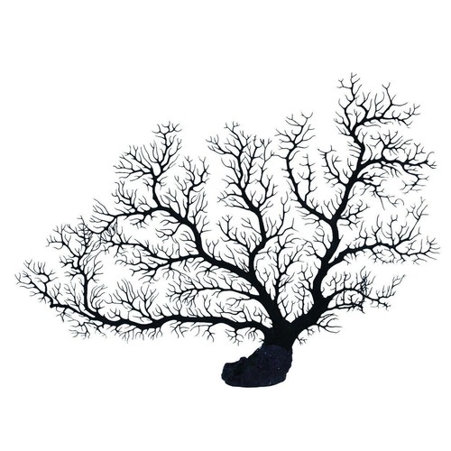 Sea fan coral black - ra,