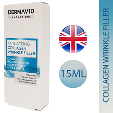 Derma V10 Deep Wrinkle Anti-Ageing Collagen Filler Face Cream 15ml