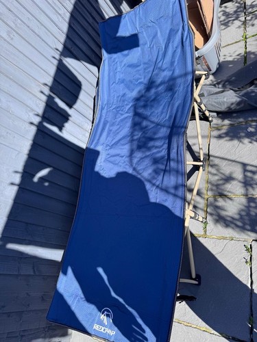 Camp bed blue with - camp, camp)