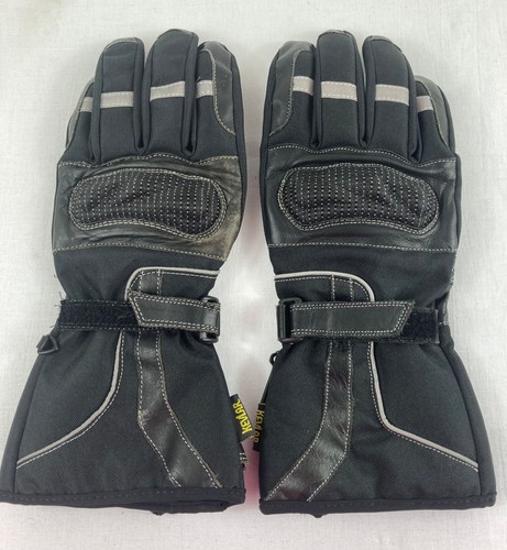 Crane motorcycle gloves black - crane,