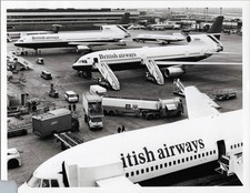 British Airways Lockheed Tristar L-1011 Line Up Vintage Photo BA Negus Airline