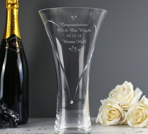Personalised hearts wedding - hearts,