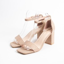 Women’s Glitter Block Heel