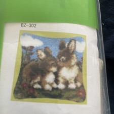Latch Hook Kit Cute Rabbits