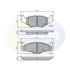 Brake Pads Set For VW Golf MK2