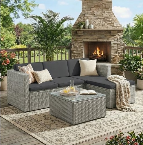 Seater rattan garden - 4,