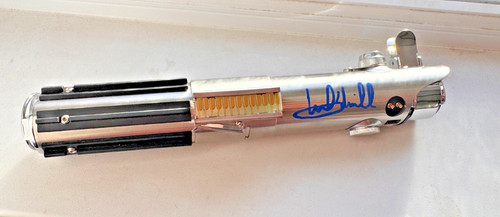 Mark hamill signed lightsaber - mark,
