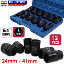 12PC 3/4 Inch Drive 6 point